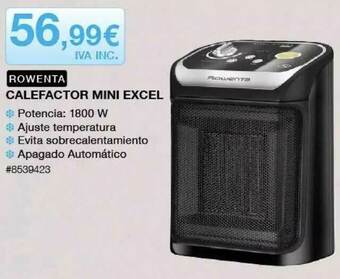 Costco Rowenta Calefactor Mini Excel oferta
