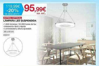 Costco Artika Optical Lámpara Led Suspendida oferta