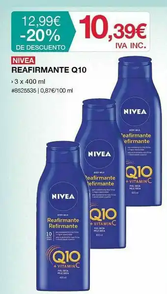 Costco Nivea Reafirmante Q10 oferta