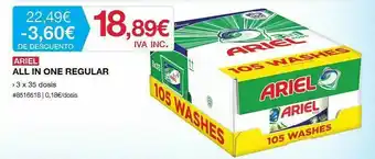 Costco Ariel All In One Regular oferta