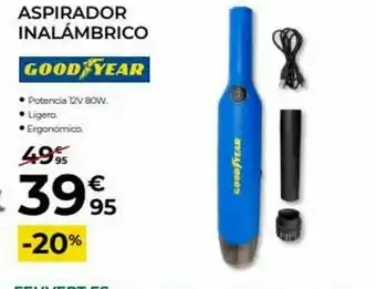 Aspirador Inalámbrico Good Year