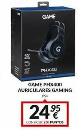 Game Game Phx400 Auriculares Gaming oferta