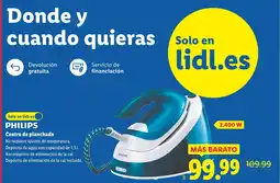 Lidl PHILIPS Centro de planchado oferta