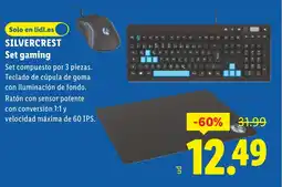 Lidl SILVERCREST Set gaming oferta