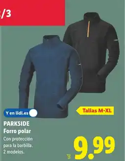 Lidl PARKSIDE Forro polar oferta