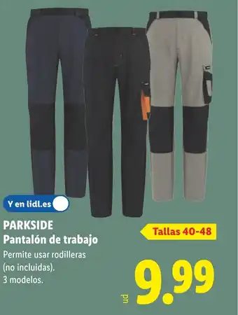 PARKSIDE Pantalón de trabajo