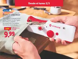 Lidl SINGER Máquina de costura manual oferta