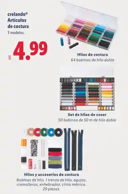 Lidl CRELANDO Artículos de costura oferta