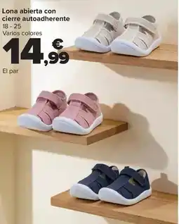 Carrefour Lona abierta con cierre autoadherente oferta