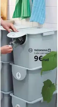 IKEA Cubo con tapa oferta