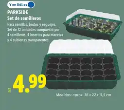 Lidl PARKSIDE Set de semilleros oferta