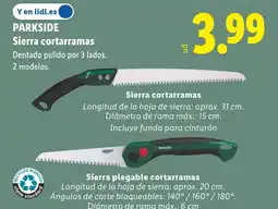 Lidl PARKSIDE Sierra cortarramas oferta
