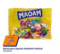 Action MAOAM Festival Bolsa para repartir oferta