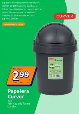 Action CURVER Papelera oferta