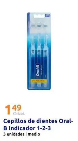 Action ORAL-B Cepillos de dientes Indicador 1-2-3 3 oferta