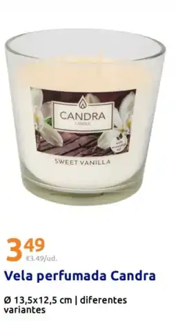 Action CANDRA Vela perfumada oferta