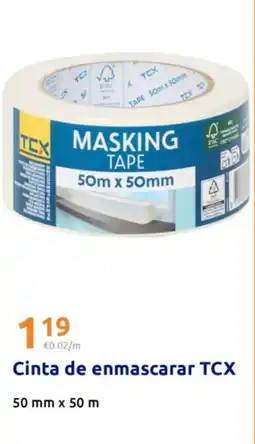 Action TCX Cinta de enmascarar oferta