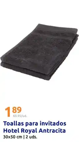 Action Toallas para invitados Hotel Royal Antracita oferta
