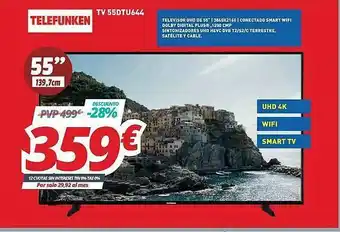 Mi electro Telfunken Tv 55dtu644 oferta