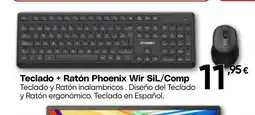 Hiper FROIZ Teclado + Ratón Phoenix Wir SiL/Comp oferta