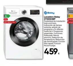 Hiper FROIZ BALAY Lavadora 3TS993BP oferta