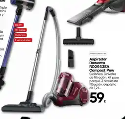 Hiper FROIZ ROWENTA Aspirador RO2933EA Compact Pow oferta