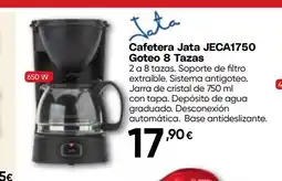 Hiper FROIZ JATA Cafetera JECA1750 Goteo 8 Tazas oferta