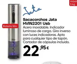 Hiper FROIZ JATA Sacacorchos HVIN2201 Usb oferta