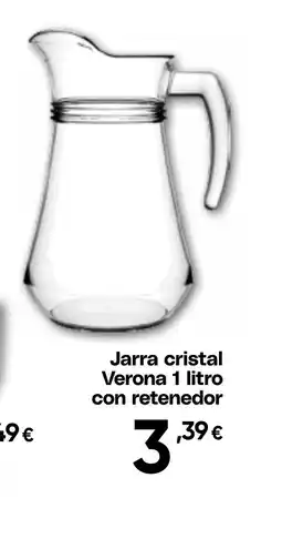 Hiper FROIZ Jarra cristal Verona con retenedor oferta
