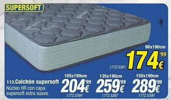 Rapimueble Colchón Supersoft oferta