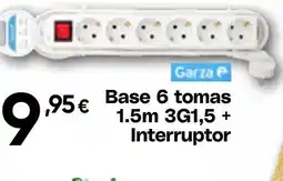 Hiper FROIZ GARZA Base 6 tomas 1.5m 3G1,5+ oferta