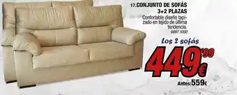 Rapimueble Conjunto De Sofás 3+2 Plazas 9997.1000 oferta