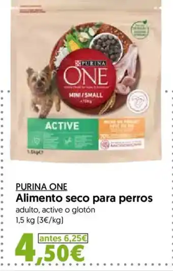 Hiper Usera PURINA ONE Alimento seco para perros oferta