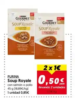 Hiper Usera PURINA Soup Royale oferta