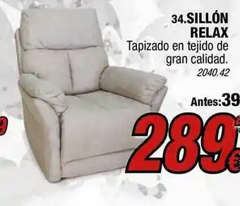 Rapimueble Sillón Relax 2040.42 oferta