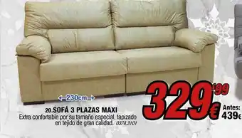 Rapimueble Sofá 3 Plazas Maxi 0374.3101 oferta