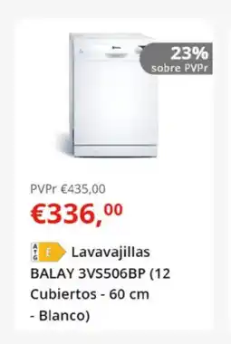 Worten BALAY Lavavajillas 3VS506BP oferta