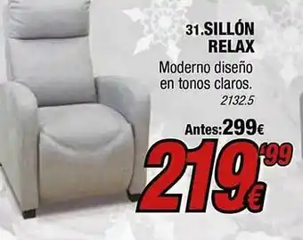 Rapimueble Sillón Relax 2132.5 oferta