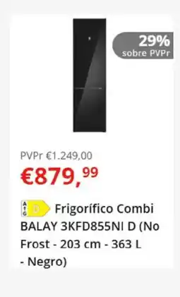 Worten BALAY Frigorífico Combi 3KFD855NI D oferta