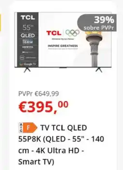 Worten TCL TV QLED 55P8K oferta