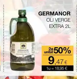 Plusfresc GERMANOR Oli verge extra oferta