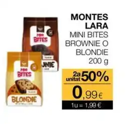 Plusfresc MONTES LARA Mini bites brownie o blondie oferta