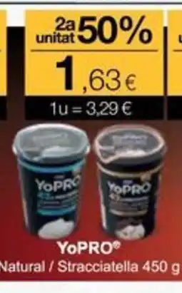 Plusfresc YOPRO Natural/Stracciatella oferta