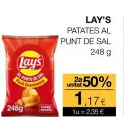 Plusfresc LAY'S Patates al punt de sal oferta