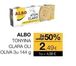 Plusfresc ALBO Tonyina clara oli oliva oferta