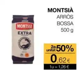 Plusfresc MONTSIA Arròs bossa oferta