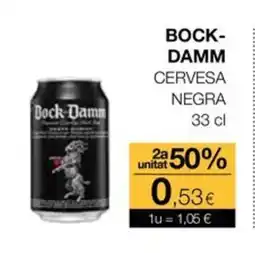 Plusfresc BOCK- DAMM Cervesa negra oferta