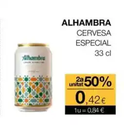 Plusfresc ALHAMBRA Cervesa especial oferta