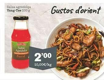 Sorli Salsa Agredolça Yang-tse oferta