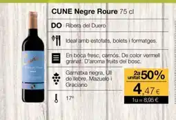 Plusfresc CUNE Negre Roure oferta
